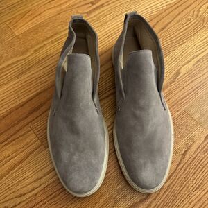 Peter Millar Excursionist Chukka Gray Suede Leather Slip On Shoes Men’s 12M